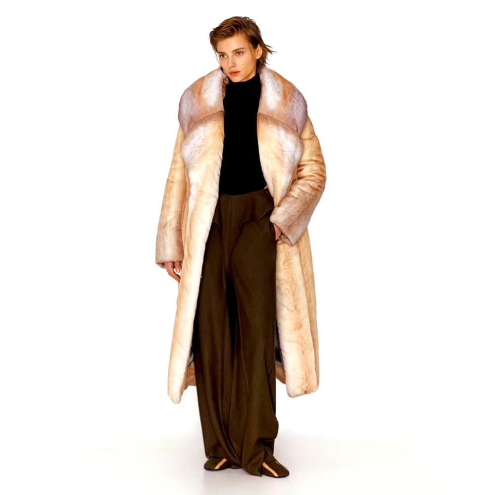 Bevza Luxurious Feux Fur Coat XS